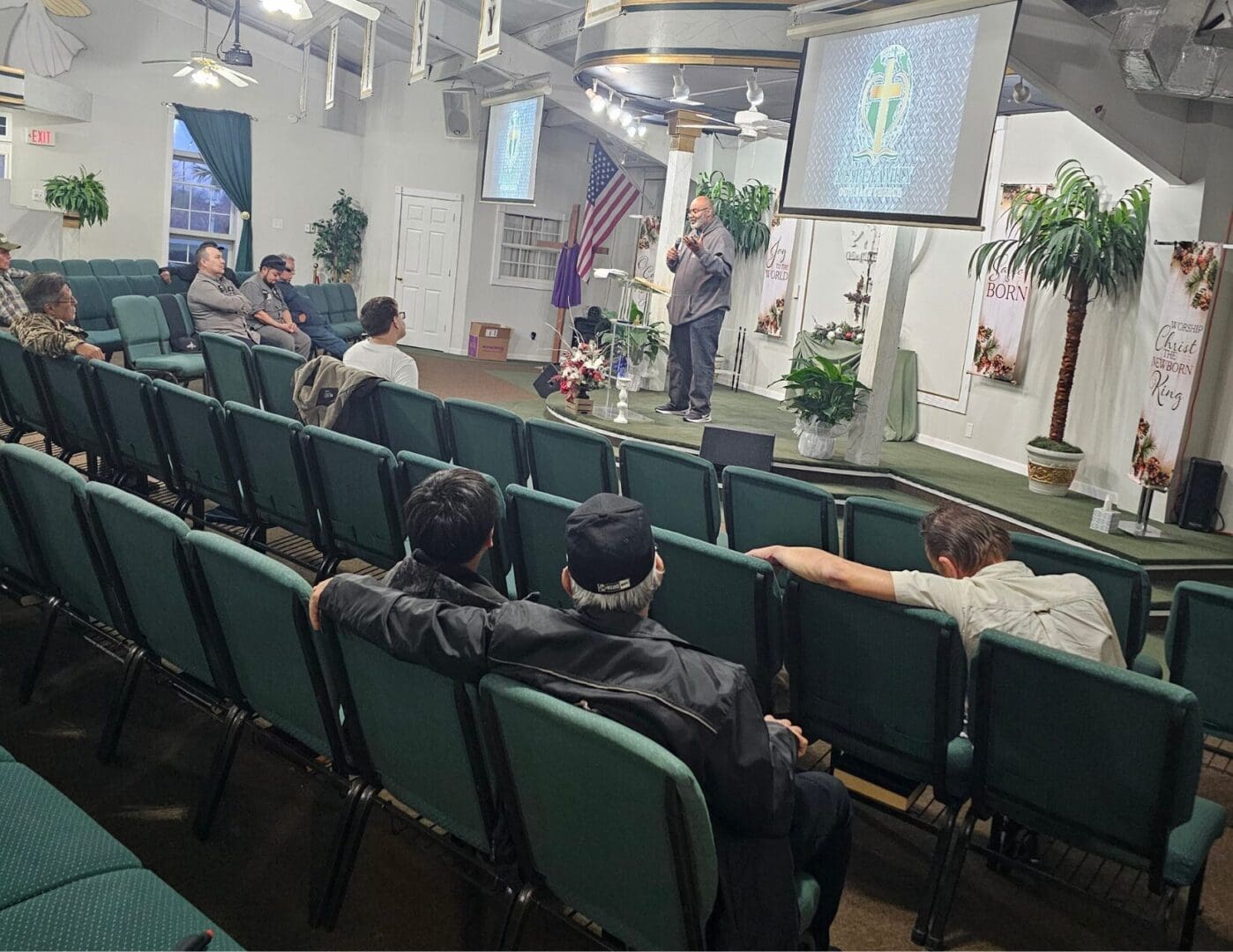 Carl Speaking to Crowd