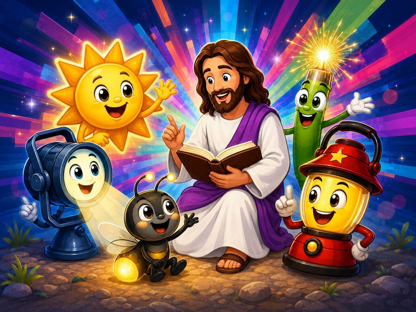 Illumination Station Characters with Jesus